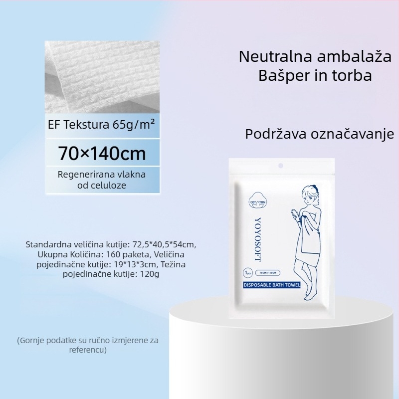 Kapa za sušenje kose – biljno vlakno, 80–99 g, prilagođena obrada