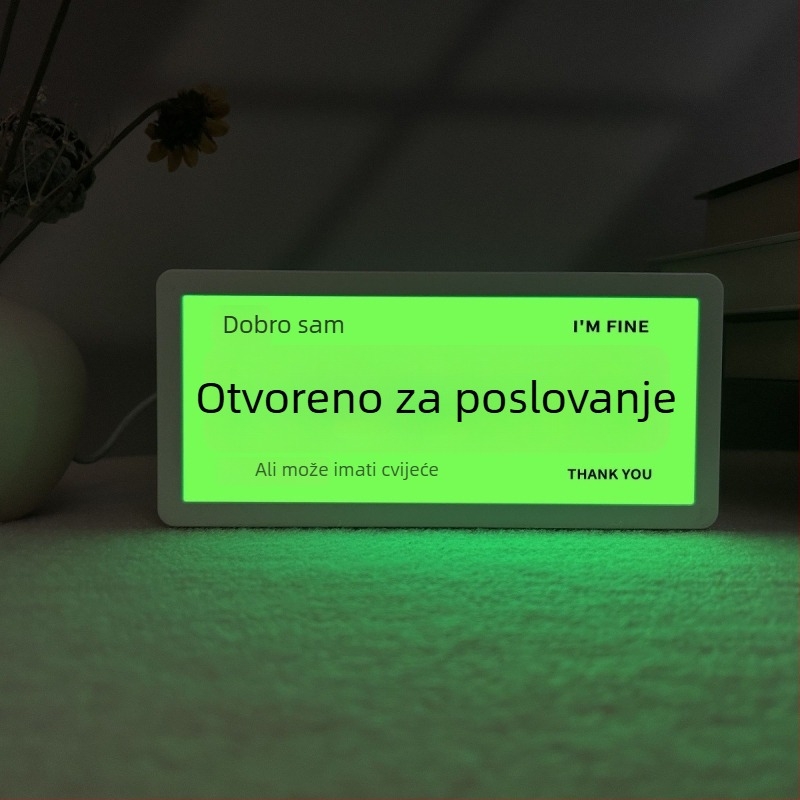 LED stolna dekorativna lampa s ambijentalnim osvjetljenjem – USB napajanje, pogodna za bar, trgovinu, zid i gaming sobu
