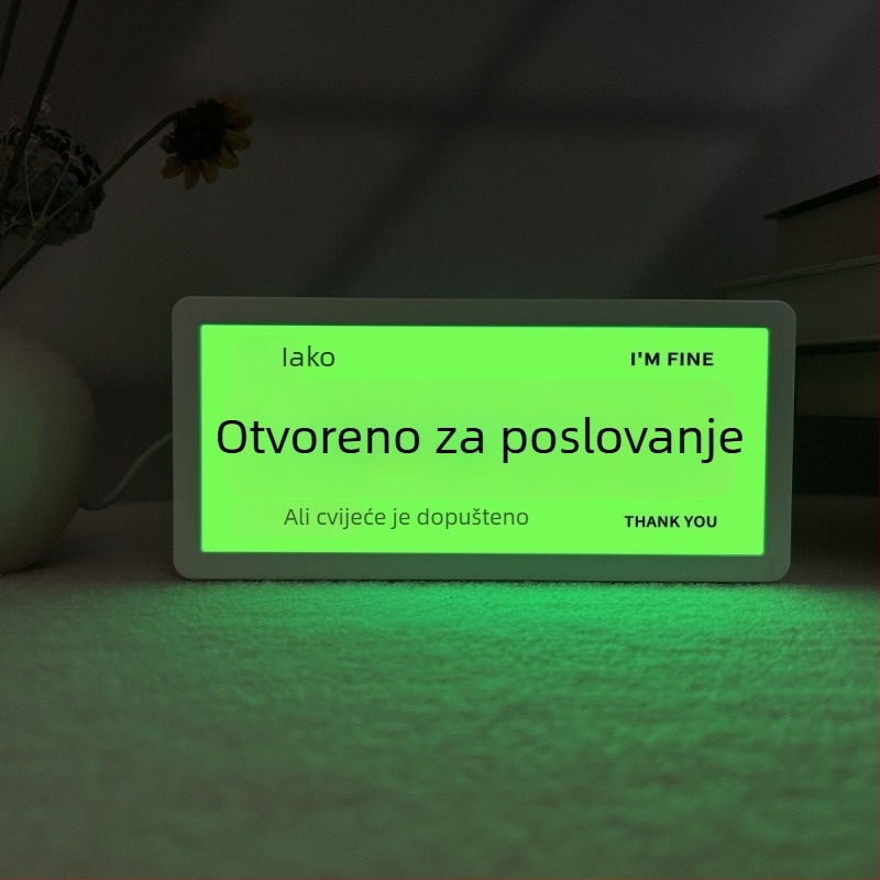 LED stolna dekorativna lampa s ambijentalnim osvjetljenjem – USB napajanje, pogodna za bar, trgovinu, zid i gaming sobu