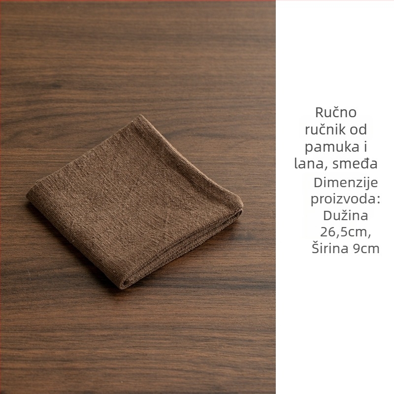 Daantang Aksesuari za ceremoniju čaja - Ručnik od ramije za čaj, Apsorpcijska podmeta za stol za čaj, Podmetač za čajnik Kung Fu, Novi kineski stil