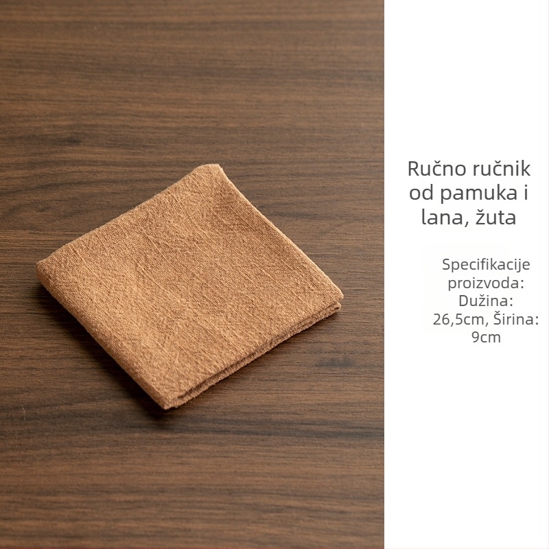 Daantang Aksesuari za ceremoniju čaja - Ručnik od ramije za čaj, Apsorpcijska podmeta za stol za čaj, Podmetač za čajnik Kung Fu, Novi kineski stil