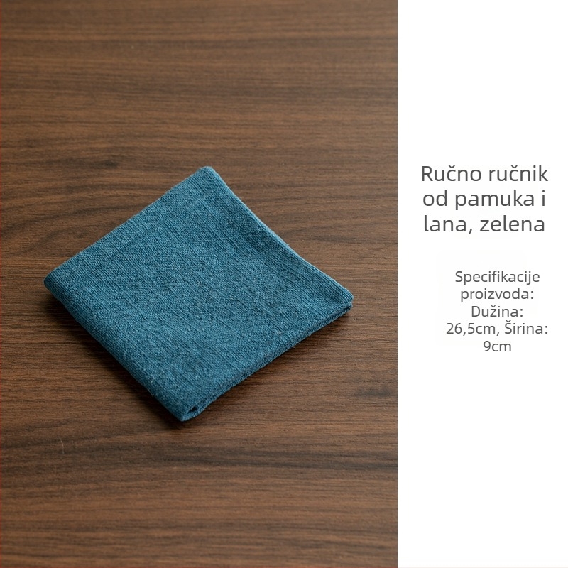 Daantang Aksesuari za ceremoniju čaja - Ručnik od ramije za čaj, Apsorpcijska podmeta za stol za čaj, Podmetač za čajnik Kung Fu, Novi kineski stil