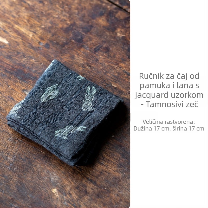 Čajna krpa - Yishengtang, pamuk i lan, japanski stil, podrijetlo Dehua, pakiranje pladanj (Japanski stil • Pamuk i lan • Podrijetlo Dehua • Pakiranje pladanj)