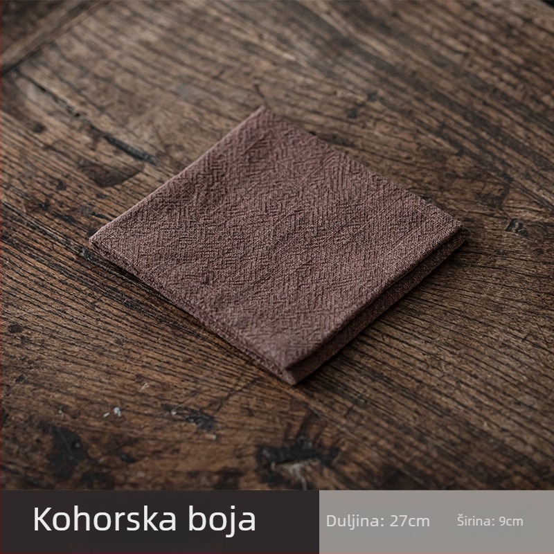 Peryitang Zen Ramie Tea Towel i Podloga za Čajni Stol, Apsorpcijski Tekstil, Moderni Minimalistički Stil, Podrijetlo Fuzhou