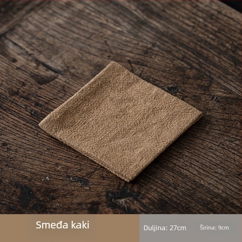 Peryitang Zen Ramie Tea Towel i Podloga za Čajni Stol, Apsorpcijski Tekstil, Moderni Minimalistički Stil, Podrijetlo Fuzhou
