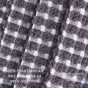 Kuhinjska krpa od čistog pamuka, 67 g, upijanje 0–5 s, marka Lianfa, ispis logotipa moguć, prilagodba: Da