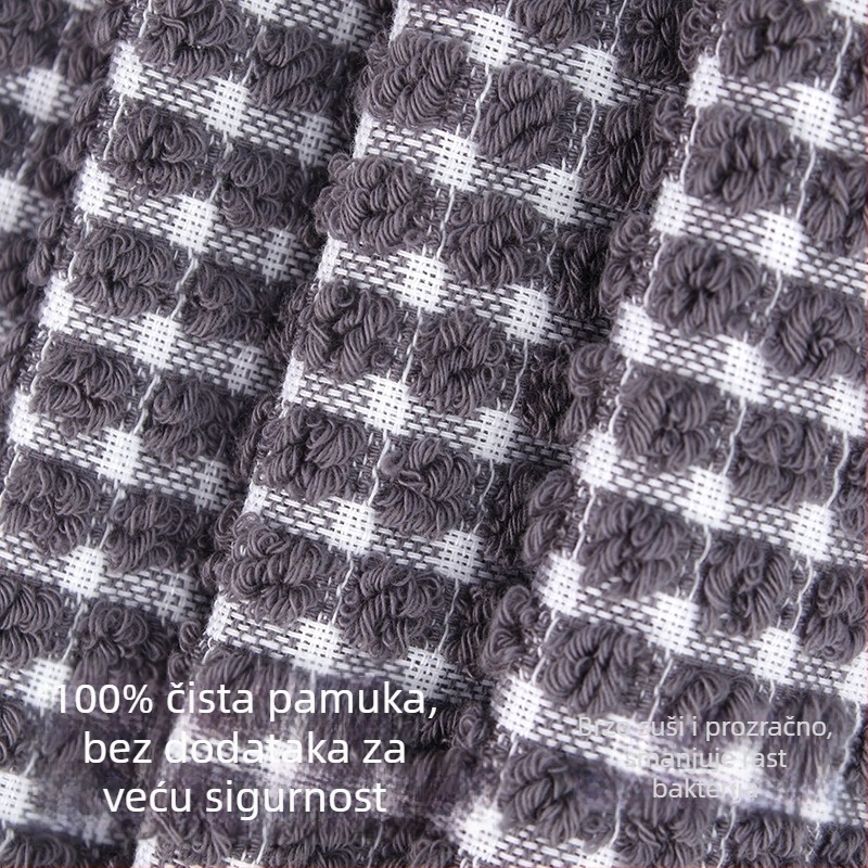 Kuhinjska krpa od čistog pamuka, 67 g, upijanje 0–5 s, marka Lianfa, ispis logotipa moguć, prilagodba: Da