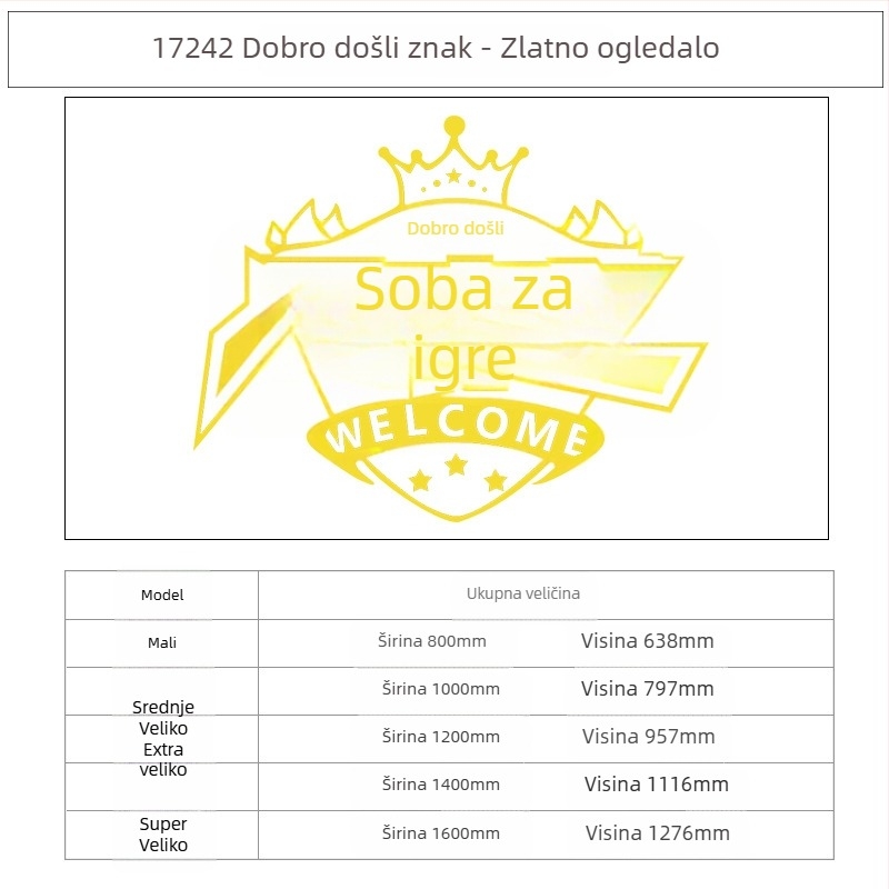 Akrilna zidna naljepnica za dekoraciju – EMO, vodootporna, uzorak 19136415574