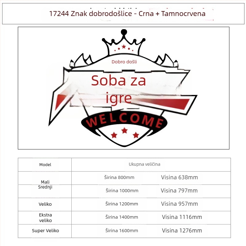 Akrilna zidna naljepnica za dekoraciju – EMO, vodootporna, uzorak 19136415574