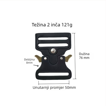 Independent metal Cobra taktička kopča remena, cinkovog legura, X901, proljeće 2025