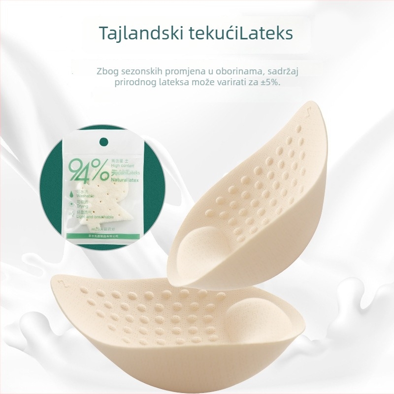 Latex umetci za grudnjak – kapkoviti oblik, tanki, prozračni, jedinstveni unutarnji jastučić Card-like Goddess