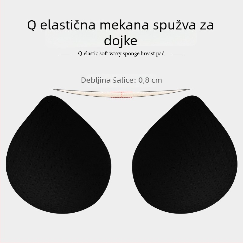 Latex umetci za grudnjak – kapkoviti oblik, tanki, prozračni, jedinstveni unutarnji jastučić Card-like Goddess
