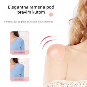 Pravougaoni jastučić za rame s nevidljivim protukliznim slojem od silikona i spužve, unisex