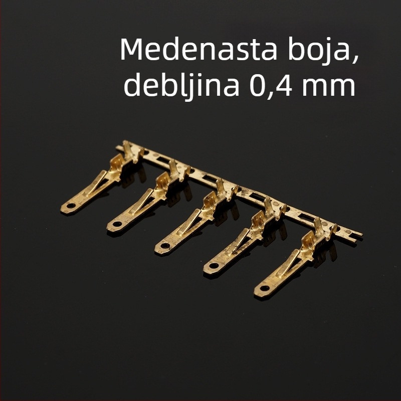DJ611-2.8A Blade terminal blok, 40 vodiča, 6000 komada po ploči