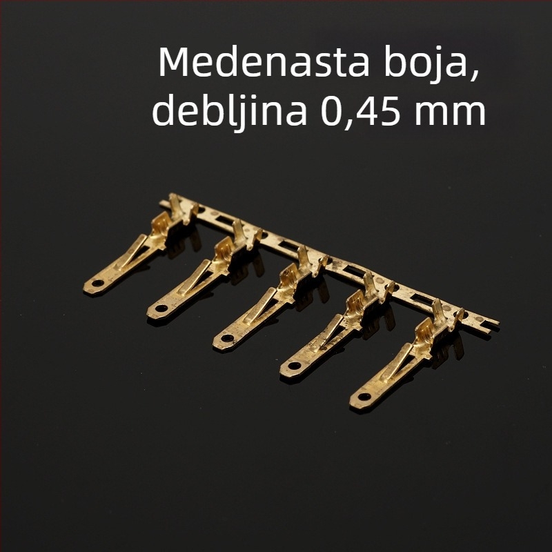 DJ611-2.8A Blade terminal blok, 40 vodiča, 6000 komada po ploči