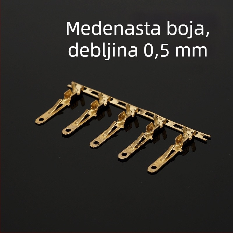 DJ611-2.8A Blade terminal blok, 40 vodiča, 6000 komada po ploči