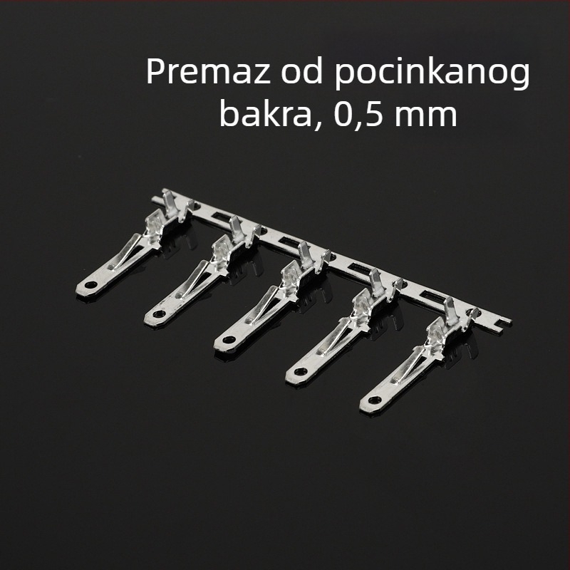 DJ611-2.8A Blade terminal blok, 40 vodiča, 6000 komada po ploči