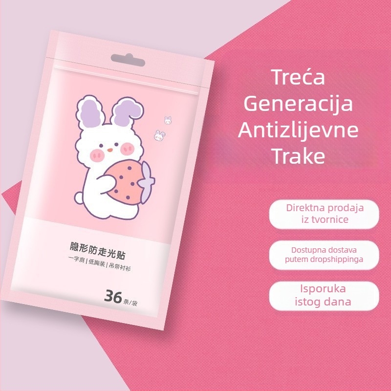 Nevidljive pločice za prsa i protuklizne naramenice za haljine