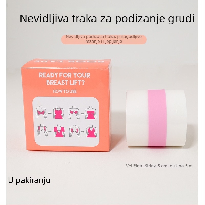 Silikonske naljepnice za dojke – ultra tanke, nevidljive, prozračne, s cvjetnim oblikom bradavice, oblikujuća traka
