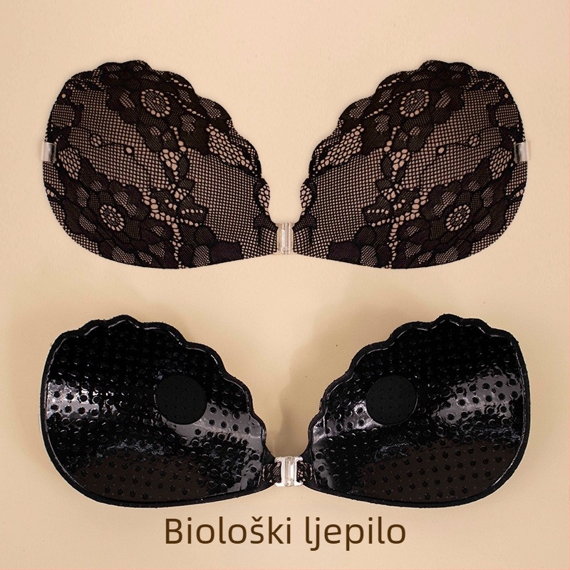 Shell Lace Chest Sticker – prozračan, nevidljiv, bez tragova, podizanje, tanke čipke