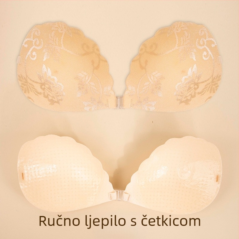 Shell Lace Chest Sticker – prozračan, nevidljiv, bez tragova, podizanje, tanke čipke