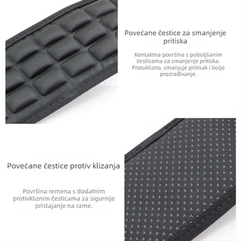 Jastučić za rame za torbe i ruksake, PU materijal, proljeće 2024, remen