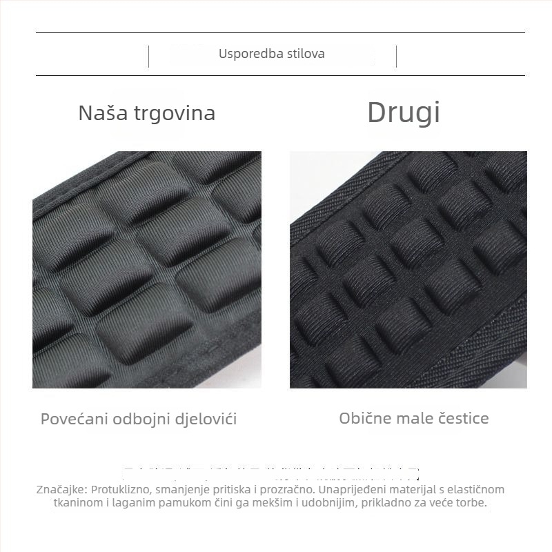 Jastučić za rame za torbe i ruksake, PU materijal, proljeće 2024, remen