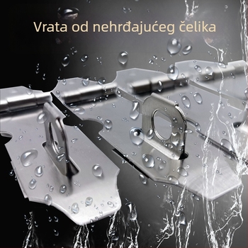Nehrđajući čelični mehanizam zaključavanja ormara — 201 nehrđajući čelik, završna obrada wire-drawn, moderan minimalistički stil, marka Lock Card, pogodno za školu, kućnu upotrebu, dom, tvornicu, vanjsku upotrebu