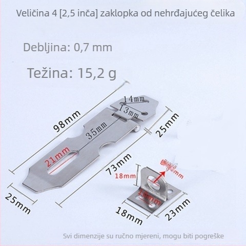 Nehrđajući čelični mehanizam zaključavanja ormara — 201 nehrđajući čelik, završna obrada wire-drawn, moderan minimalistički stil, marka Lock Card, pogodno za školu, kućnu upotrebu, dom, tvornicu, vanjsku upotrebu