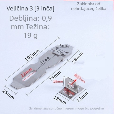Nehrđajući čelični mehanizam zaključavanja ormara — 201 nehrđajući čelik, završna obrada wire-drawn, moderan minimalistički stil, marka Lock Card, pogodno za školu, kućnu upotrebu, dom, tvornicu, vanjsku upotrebu