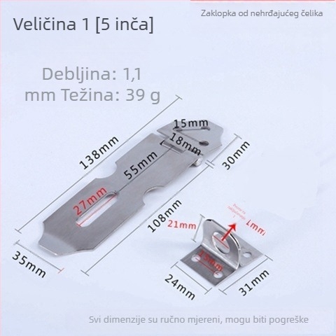 Nehrđajući čelični mehanizam zaključavanja ormara — 201 nehrđajući čelik, završna obrada wire-drawn, moderan minimalistički stil, marka Lock Card, pogodno za školu, kućnu upotrebu, dom, tvornicu, vanjsku upotrebu