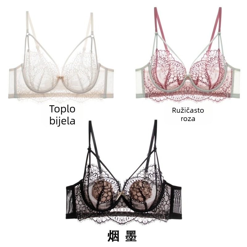 Neiyoumei Twilight miris francuskog stila čipkasti push-up grudnjak s podesivim naramenicama i pamukovom podstavom, model 3331