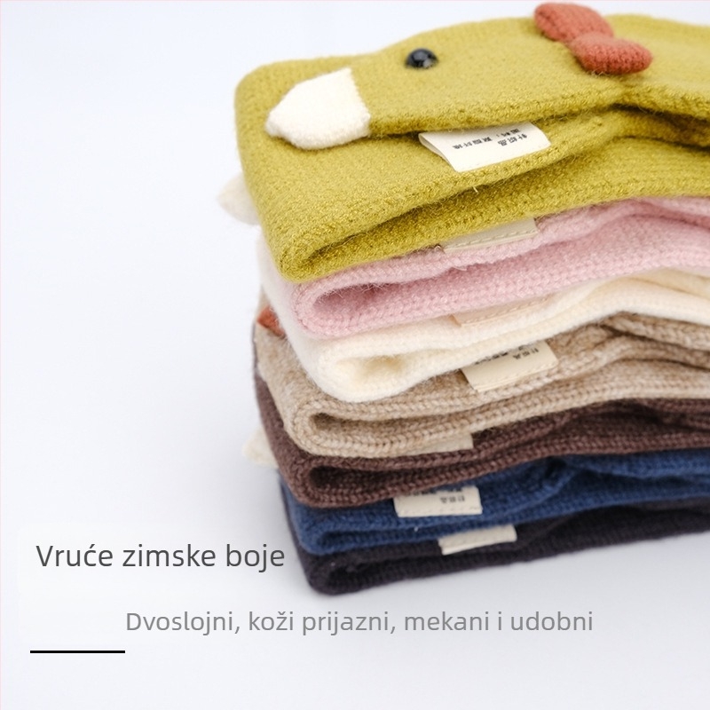 Šal unisex, mješavina materijala, zima, japansko-korejski sladak stil