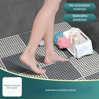 Plastične interkonekcijske podloge za kuhinju i kupaonu, prilagodljive rezanju, protuklizne, vodootporne