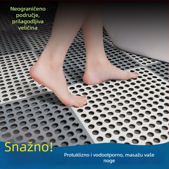 Plastične interkonekcijske podloge za kuhinju i kupaonu, prilagodljive rezanju, protuklizne, vodootporne