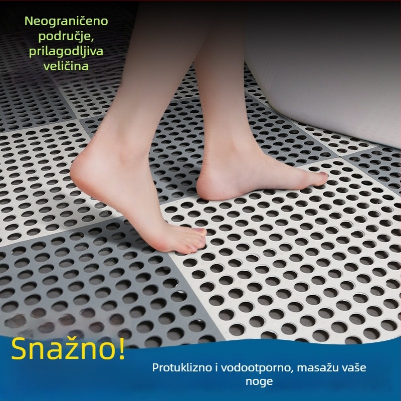 Plastične interkonekcijske podloge za kuhinju i kupaonu, prilagodljive rezanju, protuklizne, vodootporne