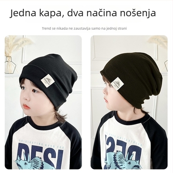 Dječja pletena kapa za proljeće i jesen