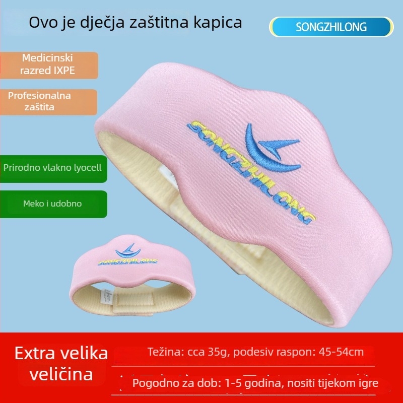 Kaciga za zaštitu glave za bebe i malu djecu, prozračna Tencel tkanina, sve sezone, zaštita, uzrast 6–12 mjeseci i 1–2 godine