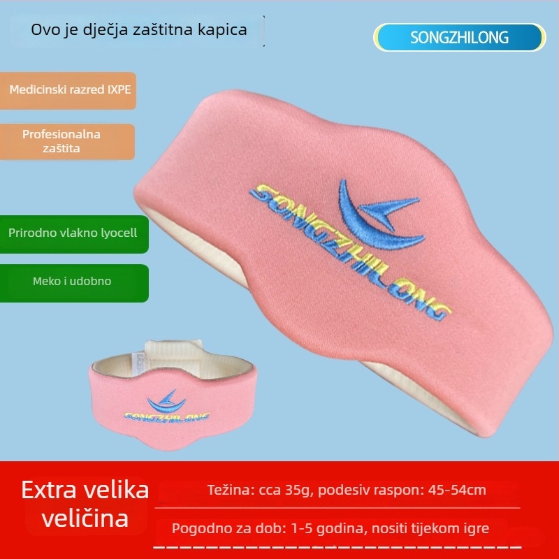 Kaciga za zaštitu glave za bebe i malu djecu, prozračna Tencel tkanina, sve sezone, zaštita, uzrast 6–12 mjeseci i 1–2 godine