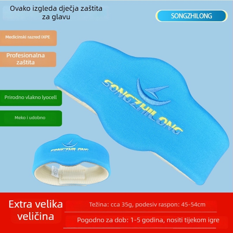 Kaciga za zaštitu glave za bebe i malu djecu, prozračna Tencel tkanina, sve sezone, zaštita, uzrast 6–12 mjeseci i 1–2 godine