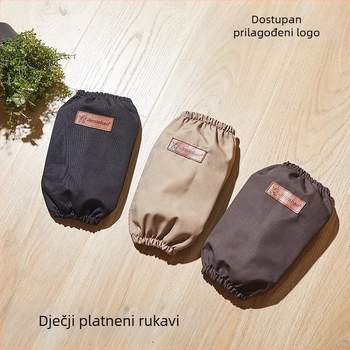 Korejskog stila platnene rukave za zaštitu od prljavštine, jednofarbni uzorak, za djecu i odrasle