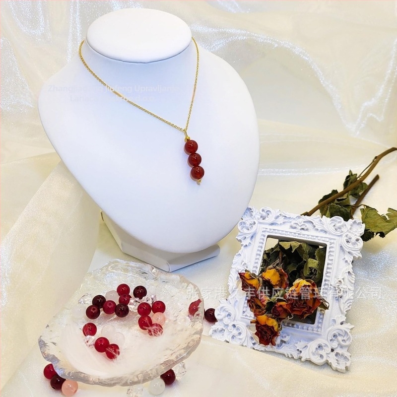 DIY dodaci za nakit Set staklenih perli Premaz glazura Jednostavan uzorak Prirodni stil Jesen 2023