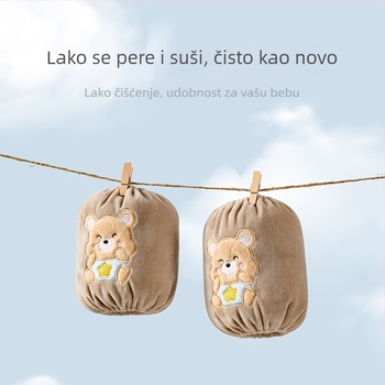 Dječji zaštitni rukavi za jesen i zimu, otporni na mrlje, poliester, crtani uzorak, otporni na habanje