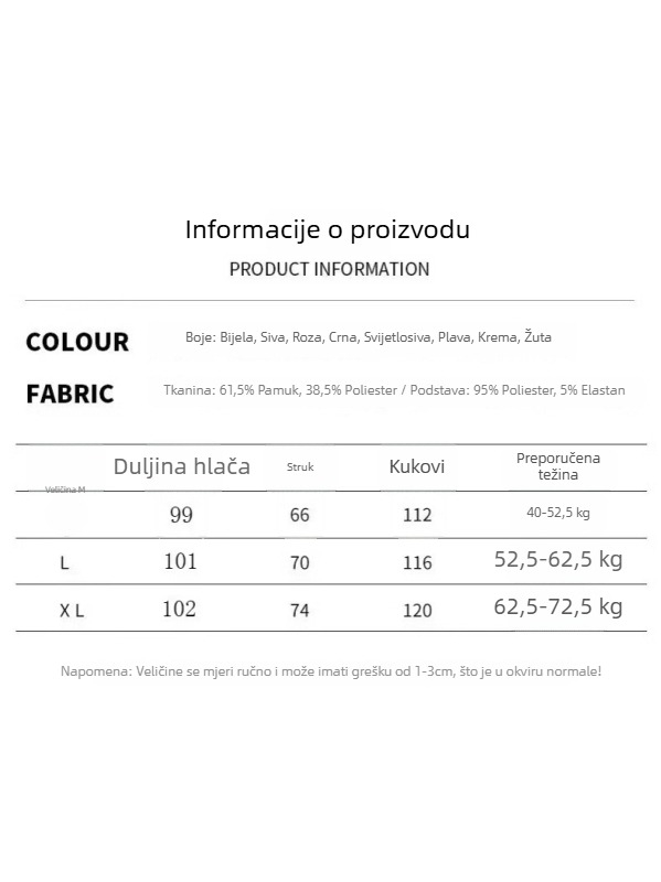Ženske pamukaste široke hlače, ležerni kroj, jesen 2024, japansko-korejski ležerni stil