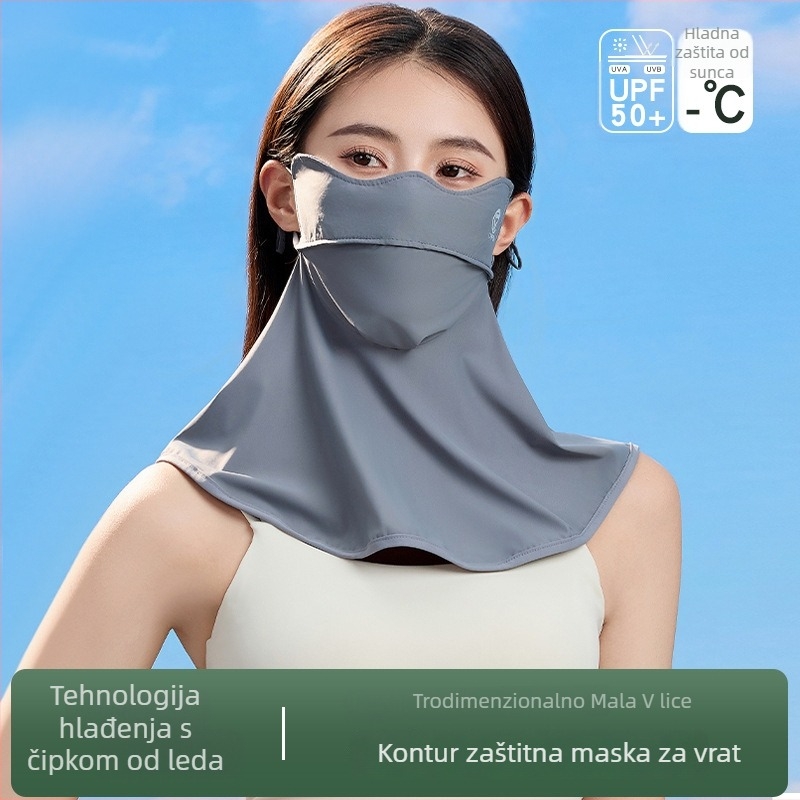 UV zaštita lica od poliester materijala, 81-95% poliester sadržaj, stil All-Match/Leisure/Motion, proljeće 2025 izdanje