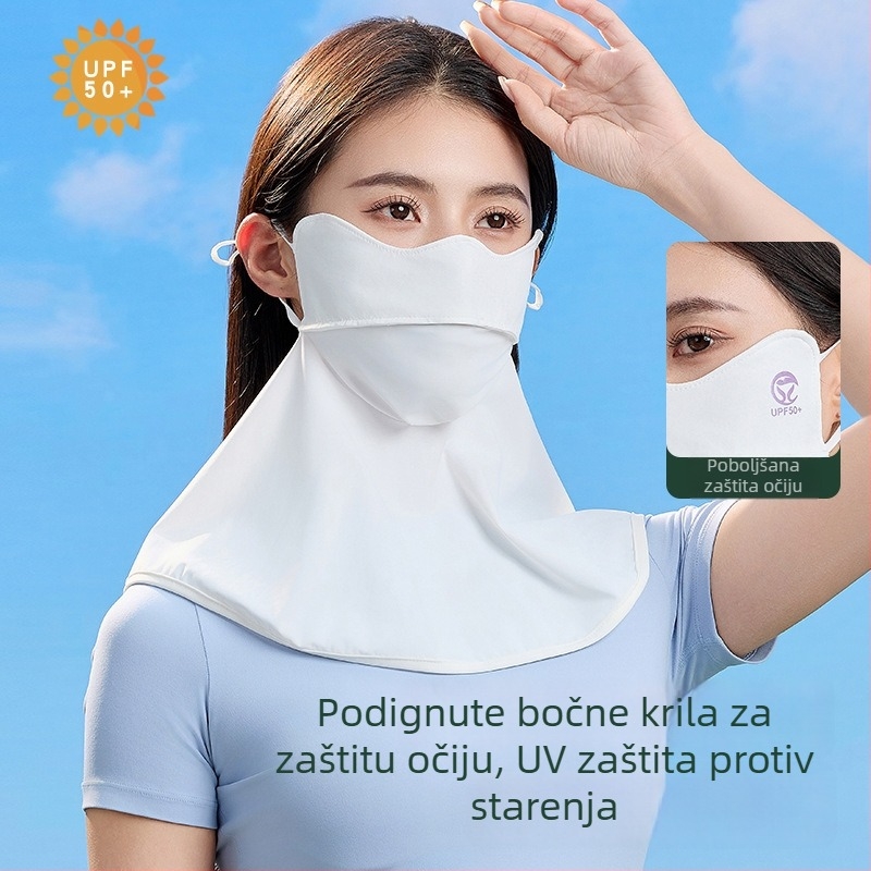 UV zaštita lica od poliester materijala, 81-95% poliester sadržaj, stil All-Match/Leisure/Motion, proljeće 2025 izdanje