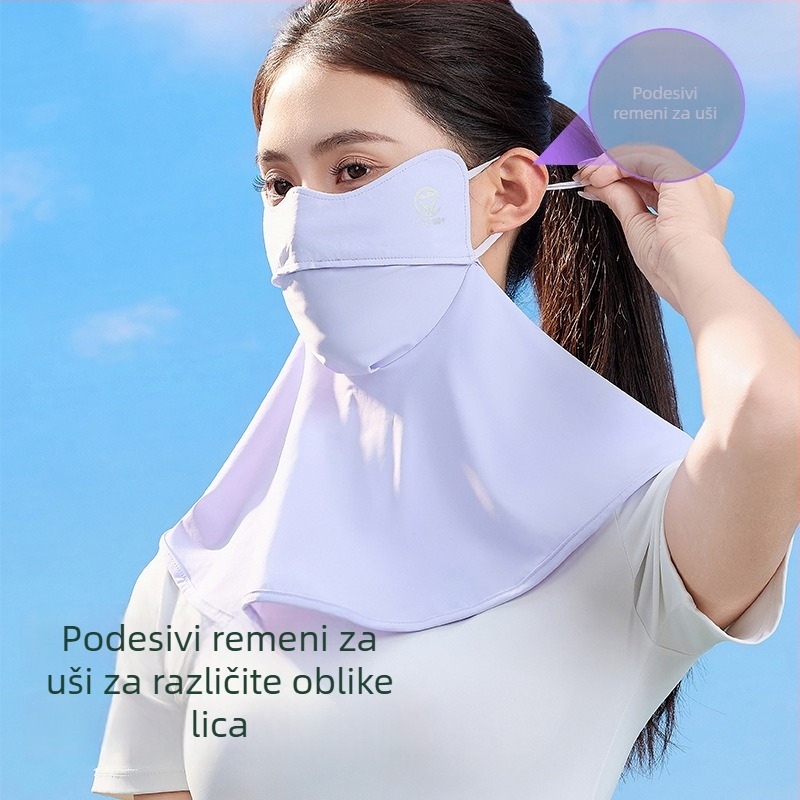 UV zaštita lica od poliester materijala, 81-95% poliester sadržaj, stil All-Match/Leisure/Motion, proljeće 2025 izdanje