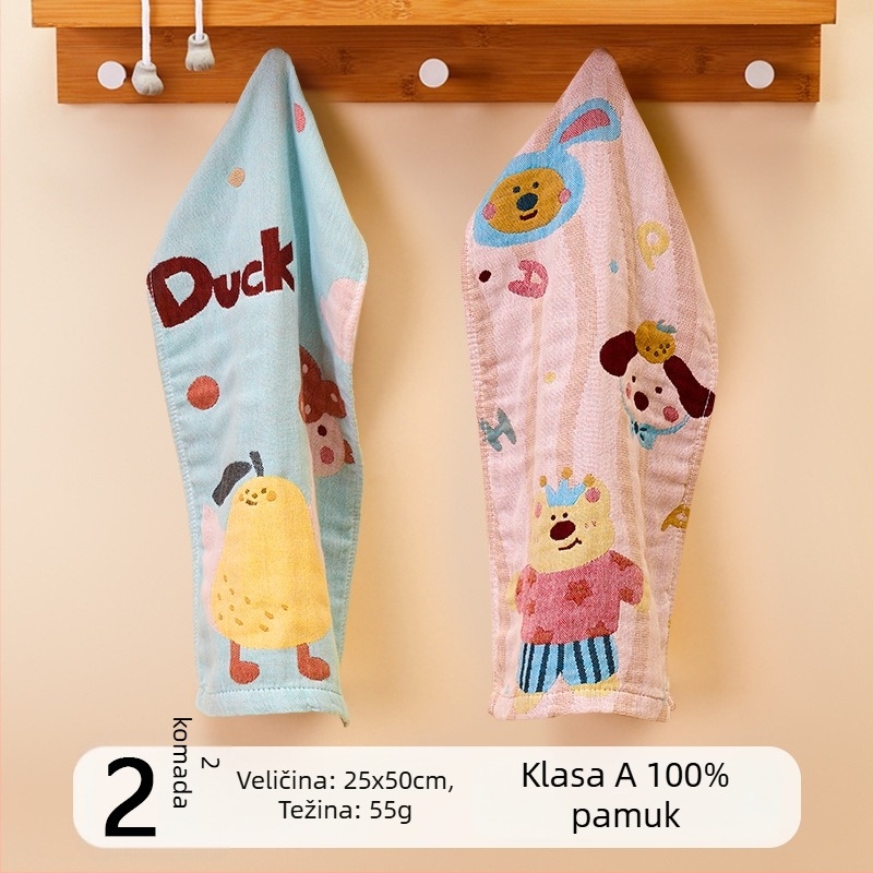 Dječja maramica za lice od četiri sloja gaze, upijajuća, bez vlakana, brzo sušenje, za bebe