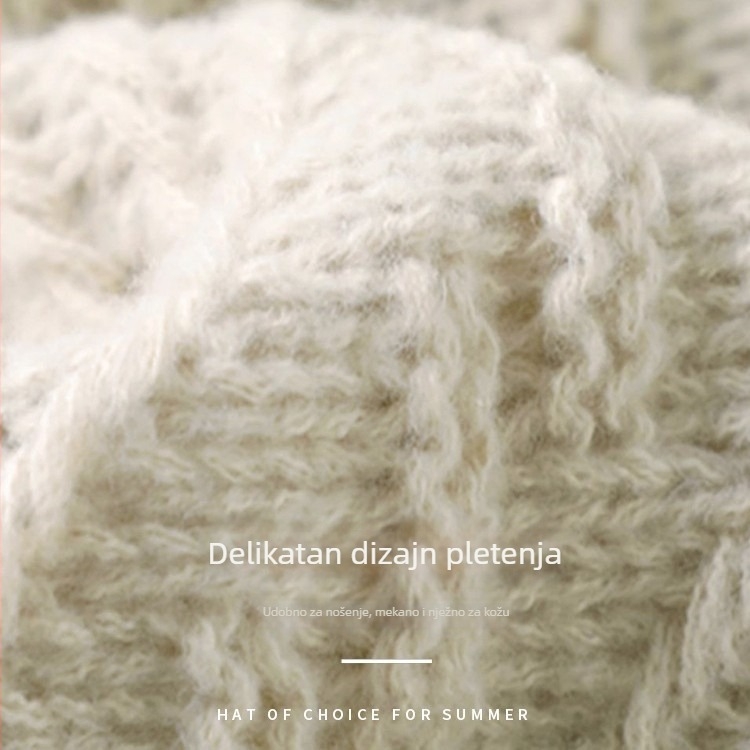 Pletena ogrtač-šal s kapuljačom za žene, poliester, warp pletenje, lagano i toplo za proljeće, ljeto i zimu