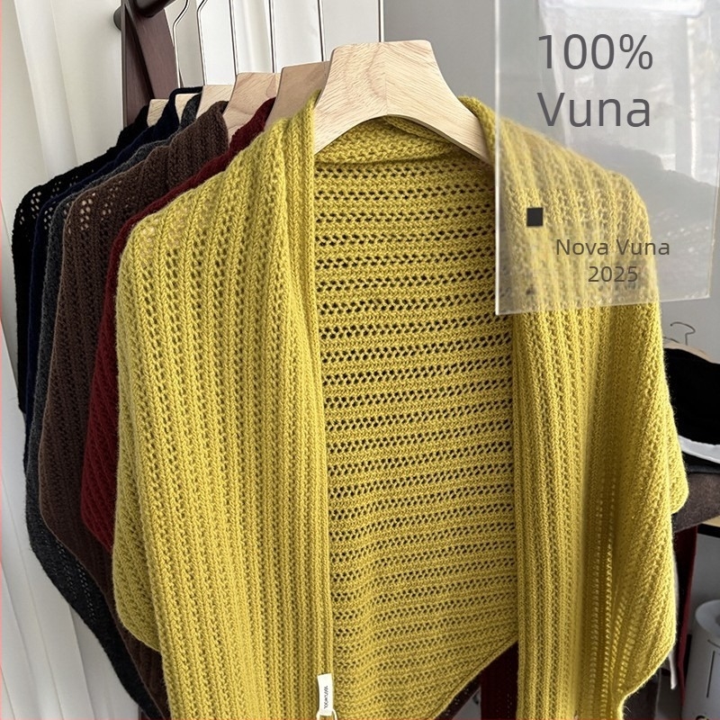 Unisex trokutasti vuneni šal, 100% vuna, zima-proljeće-jesen, dekorativni šal